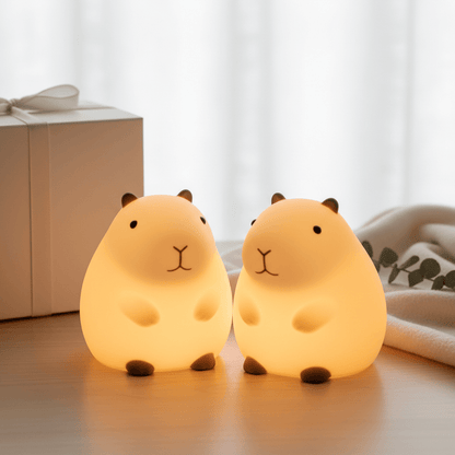 Capybara Night Light — Gift Bundle (Set of 2).