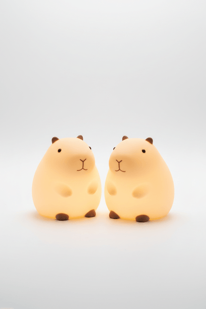 Capybara Night Light Gift Bundle – product shot white background