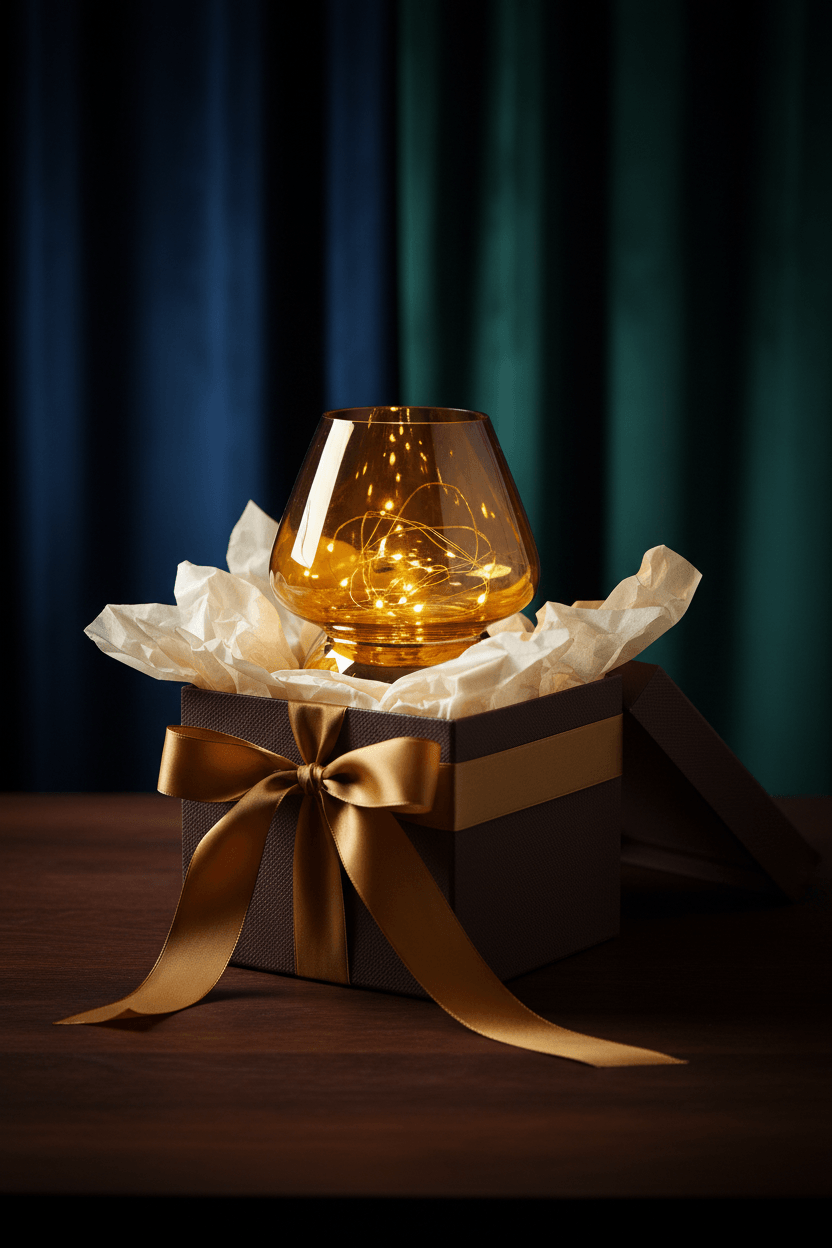 Enchanted Mushroom Glass Lamp – gift presentation